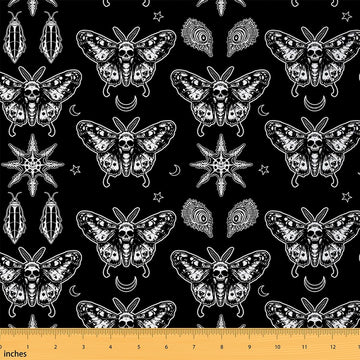 Boho Moth Upholstery Fabric Soft 5 Yards