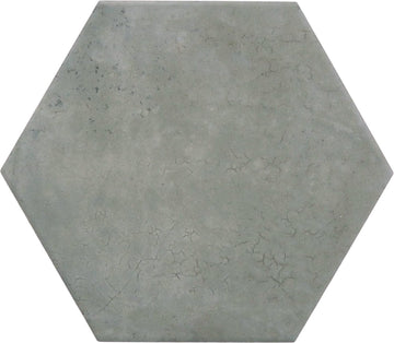 Oasis Tile Miami Hexagon Blue | 9x10 Matte Porcelain Tile | Durable blue matte hexagon porcelain for backsplashes