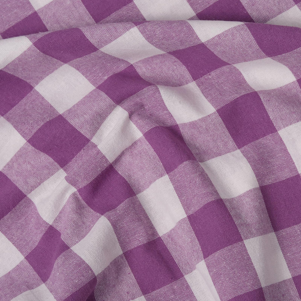 57" Width Checkered Gingham Fabric By The Yard, Plaid Fabric, for Sewing, Quilting, and Decor, DIY for Tablecloths