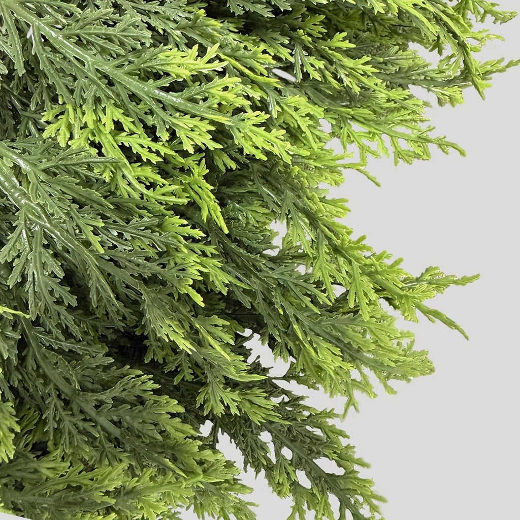 2Pcs 6Ft Christmas Cedar Garland with Lights