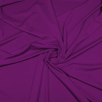 Moisture Wicking Single Jersey Knitted Fabric, Polyester and Spandex, Plum Purple, 60" Wide, for Clothing, Crafts