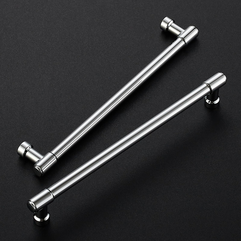 Polished Chrome Cabinet Handles Modern Pulls,7-1/2 Inch,10 Pack