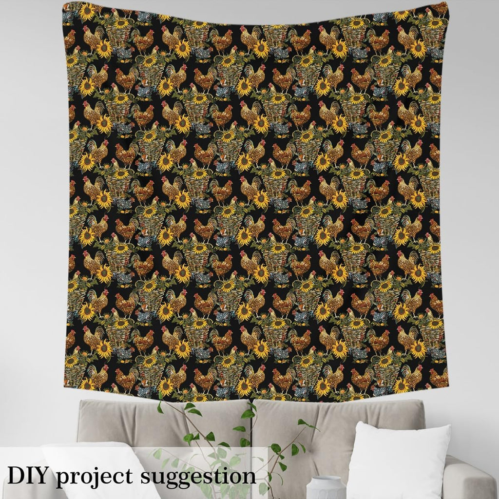 Chicken Fabric by The Yard Soft 10 Yards