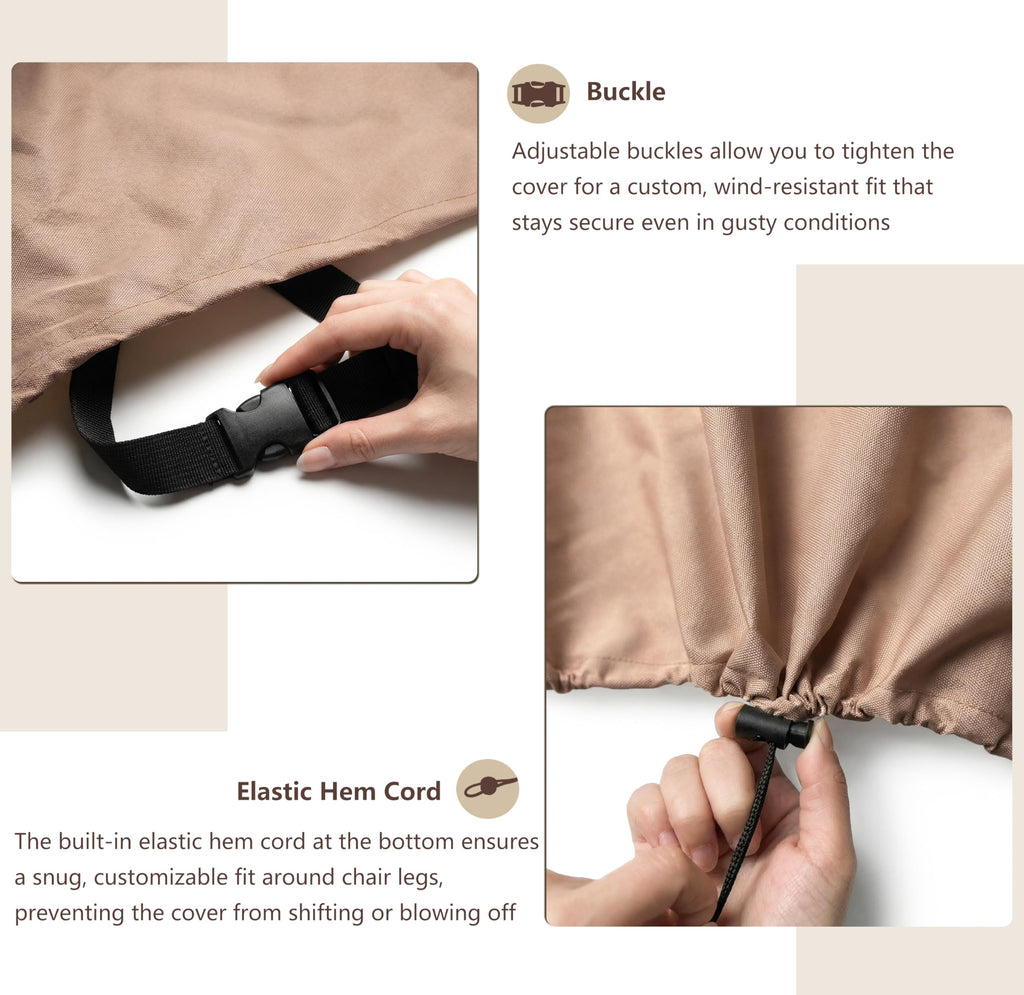 Waterproof 2 Pack, 33" W x 35" D x 36" H