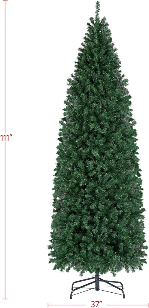 Pre-lit Pencil Christmas Tree