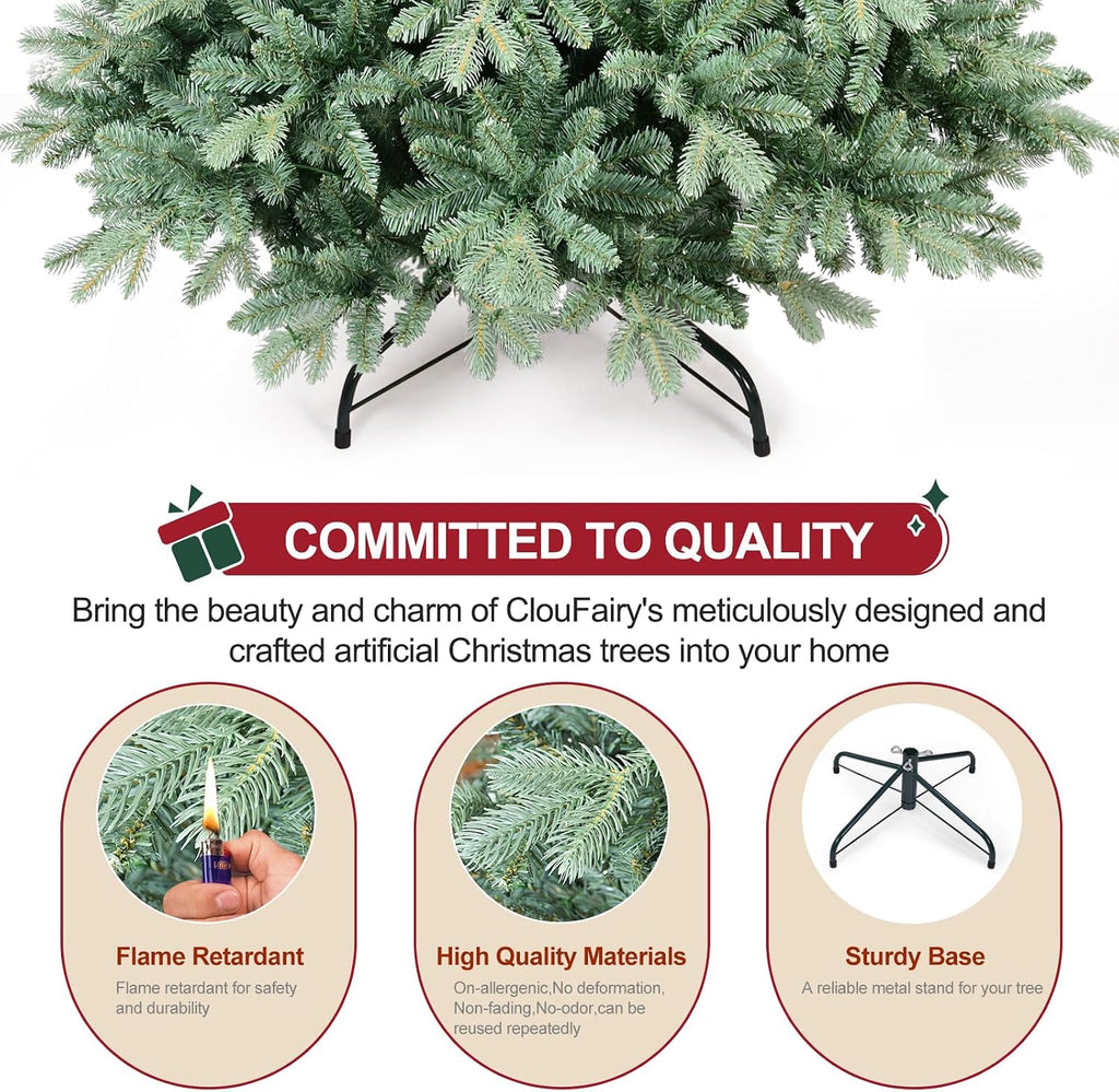 Christmas Tree ,Artificial Full Christmas Trees , Xmas Decoration Spruce Trees with 3308 PE & PVC Branch Tips