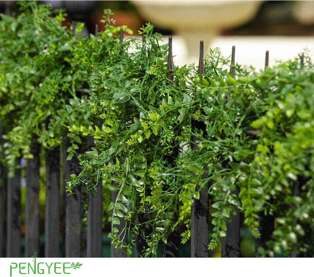 Artificial Greenery Garland 6 Pack, 5.57ft, for Hanging Greenery Decor - Set of 6