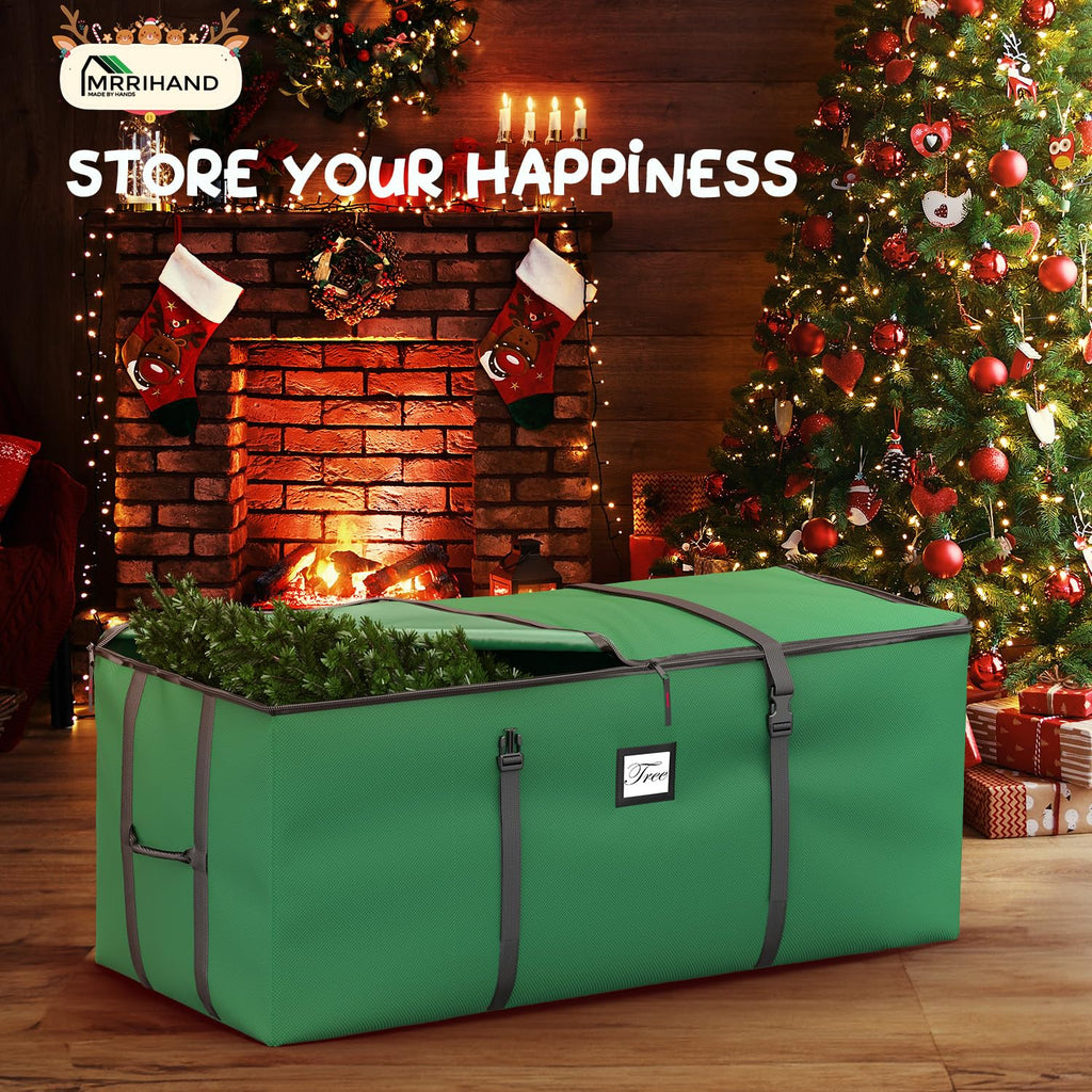Christmas Tree Storage Bag, Large Artificial Christmas Tree, 9 Ft Anti-Tear Heavy-Duty 600D Oxford Cloth Christmas