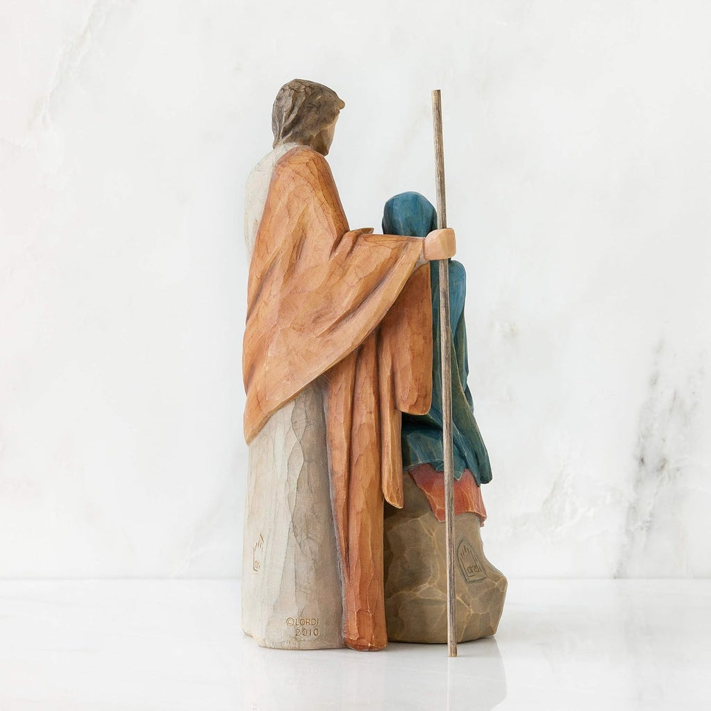 The Holy Family, Sculpted Hand-Painted Nativity Figure