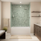 Prism 60 in. L x 30 in. W Acrylic Alcove Right-Hand Drain Bathtub, White