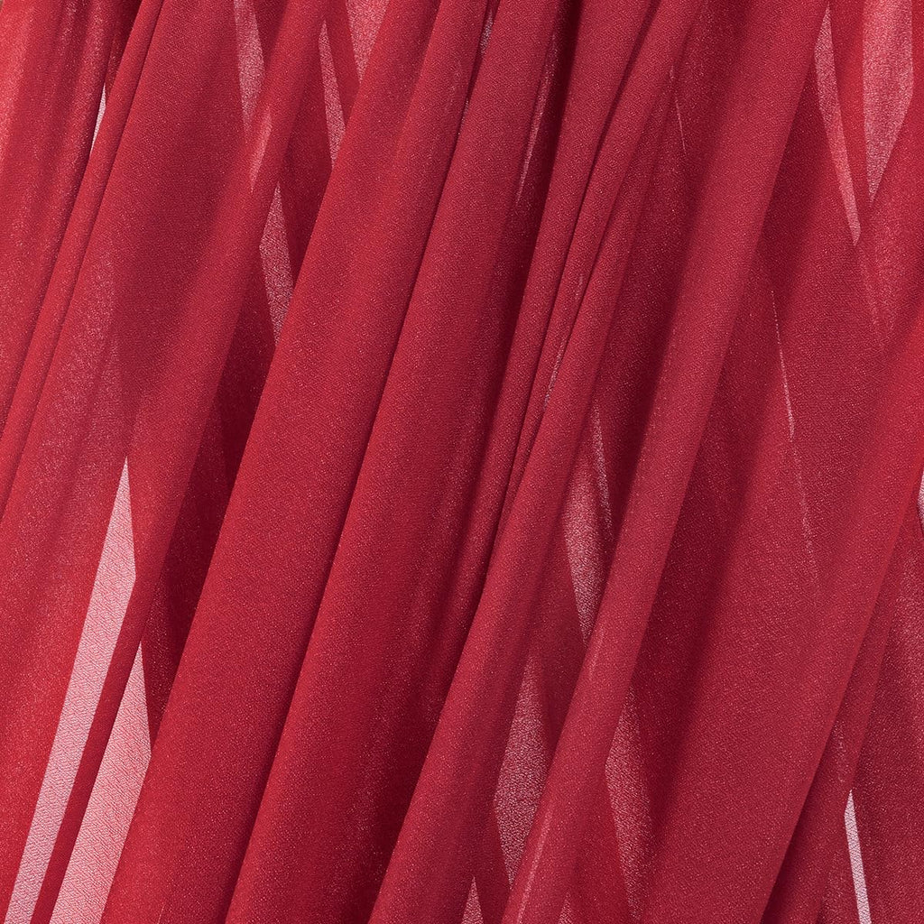 Sheer Gauze Wedding Arch Draping Fabric 29" x 20 FT 4 Panels Red