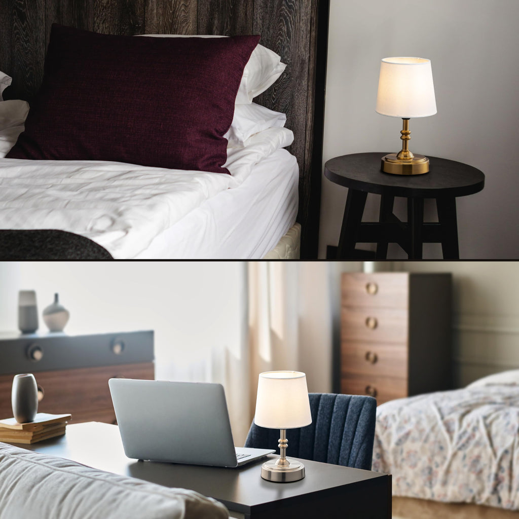 Seraph mini - Cordless LED Table Lamp with Dimmer, Built-in Rechargeable Battery, 3-Level Brightness, Patio Table