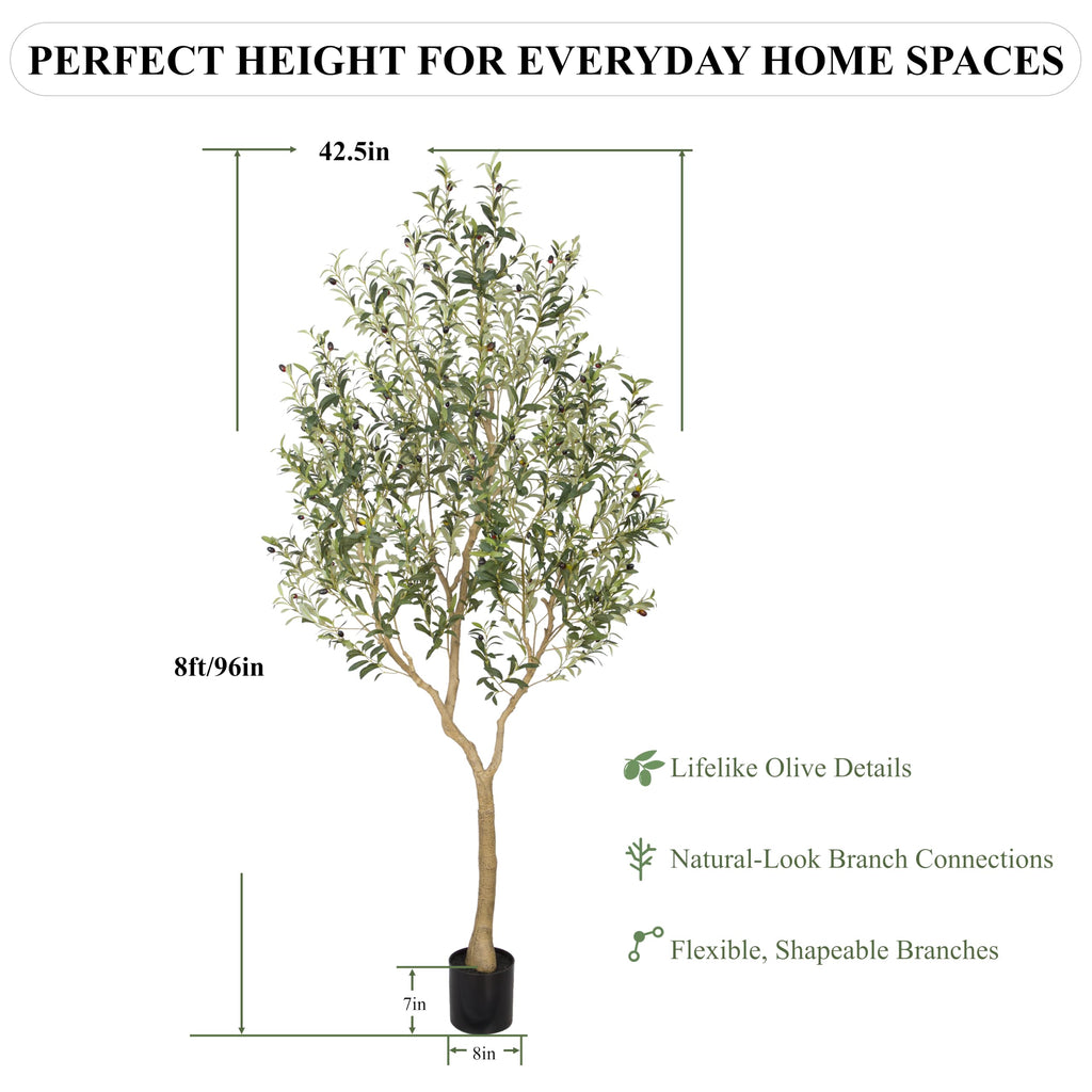 Faux Olive Tree lz (1, 8.0ft)