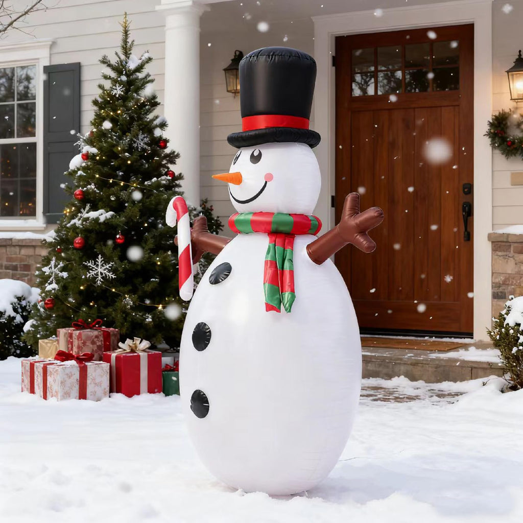 5FT Christmas Inflatables Outdoor Decoration, Snowman Inflatable Christmas Decorations Yard Decor Christmas Party