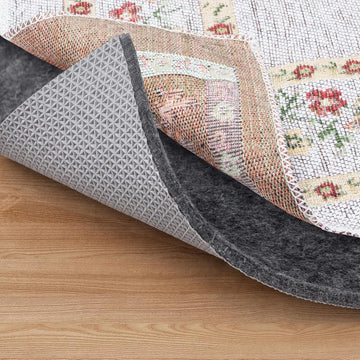 Felt Non Slip Rug Pads, Extra Large 1/4" Thick Felt and Rubber Backing, Shock Absorbing Carpet Pad for All Carpets