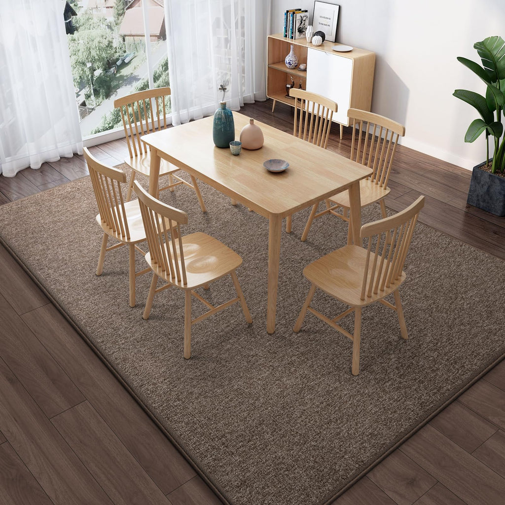 Large Modern Area Rugs Bedroom, Brown