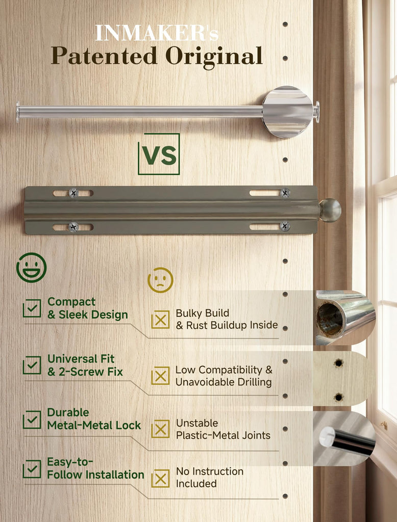 Valet Rod for Closet Pull out