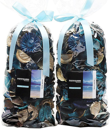 Summer Potpourri Bags,Ocean Breeze Scented Bowl Vase Filler, Blue,8.4 oz