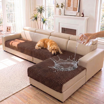 2 Pack Waterproof Couch Cover for Dogs for Sectional Sofa