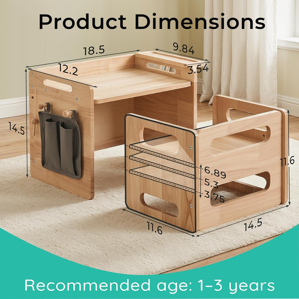 Weaning Table and Chair Set, Toddler Table and Chair Set 1