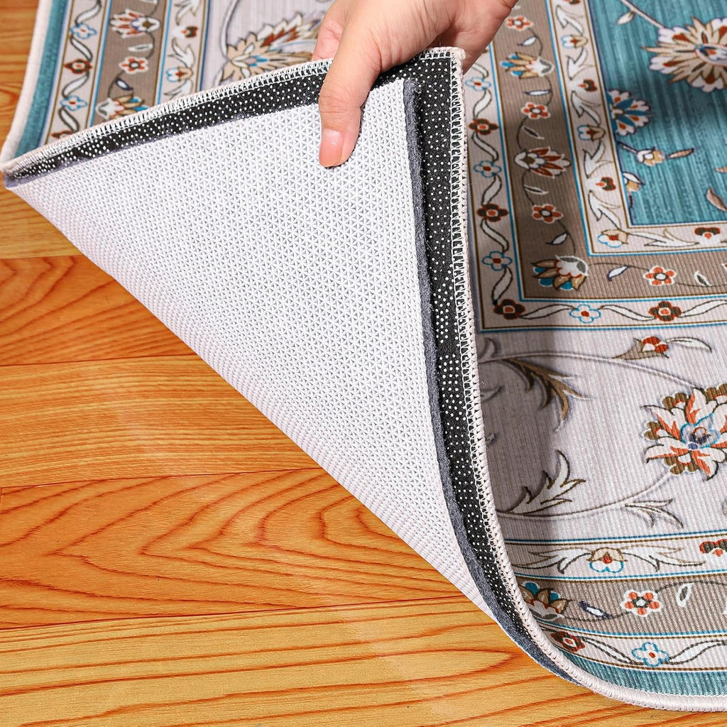 Waterproof Rug Pad 8x10 Ft, Under Area Carpet Padding, Non Slip Felt Rug Pads for Hardwood Floors, Protective