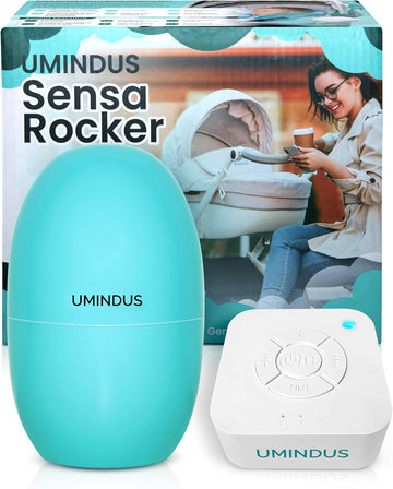 SensaRocker in-1 Baby Stroller Rocker & Portable Sound Machine, Hands-Free Soothing with 5 Speeds, 9 Sounds, Night