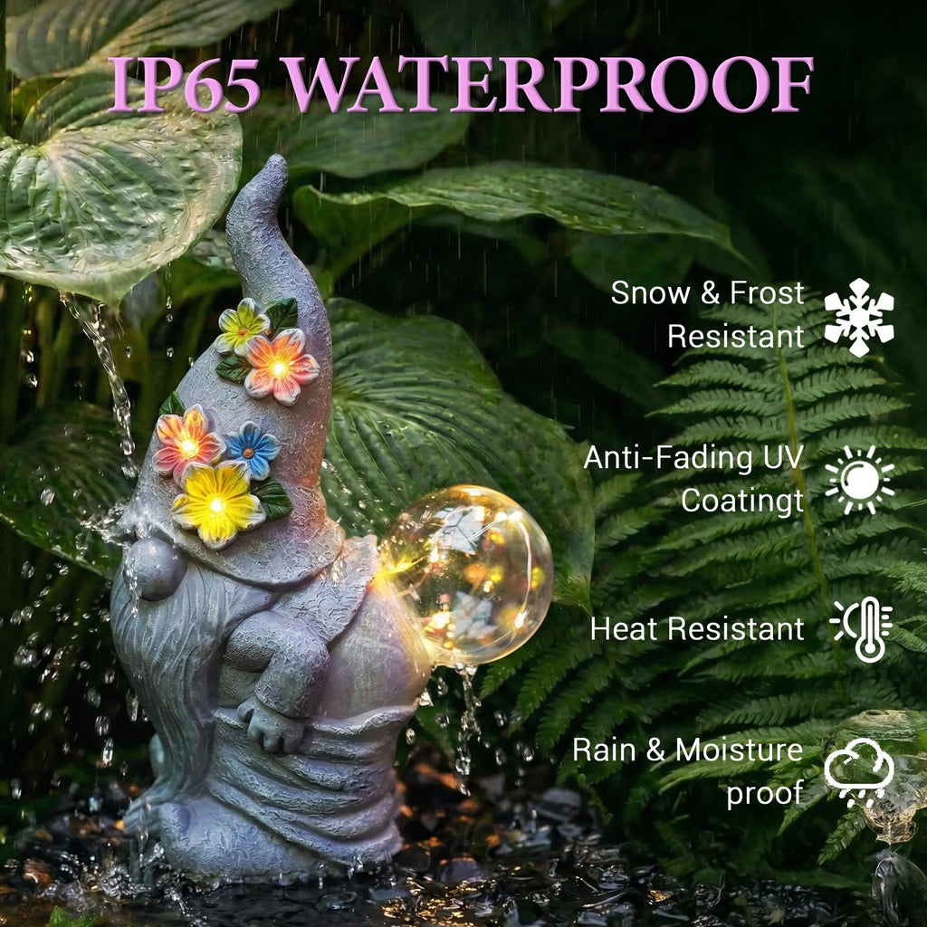 Funny Garden Gnome Statue: Home Decor Birthday Gifts for Women