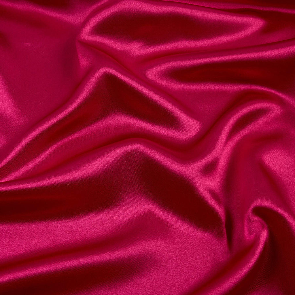 Bridal Satin Hot Pink, Fabric by the Yard