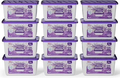 Moisture Absorbers with Lavender Scent, Portable Dehumidifier for Closet & Bathrooms, Kitchen