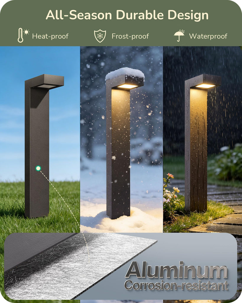 Low Voltage Pathway Light Wired, Outdoor Landscape Lighting 12pack