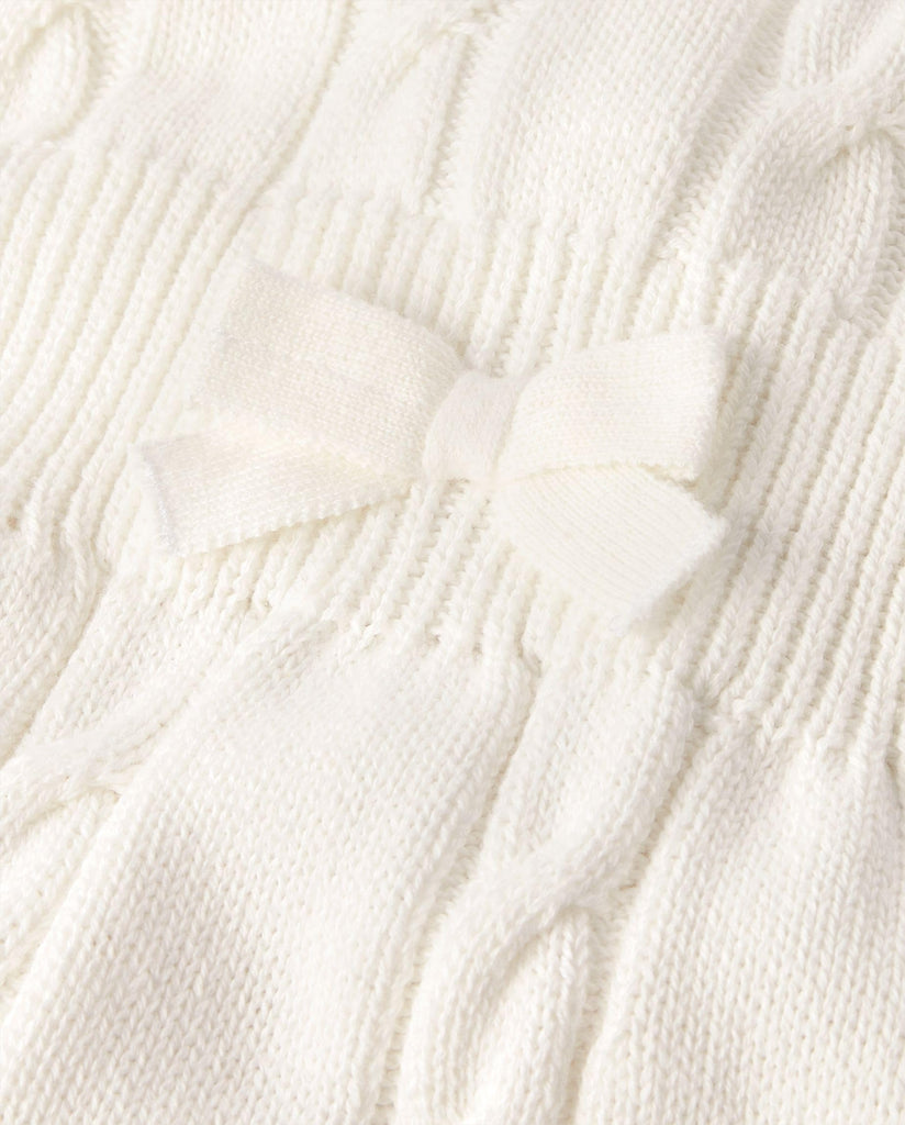 And Toddler Long Sleeve Sweater Dresses,Soft White