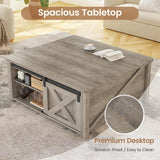 31.5" Lift Top Coffee Table with Storage, Square Coffee Tables