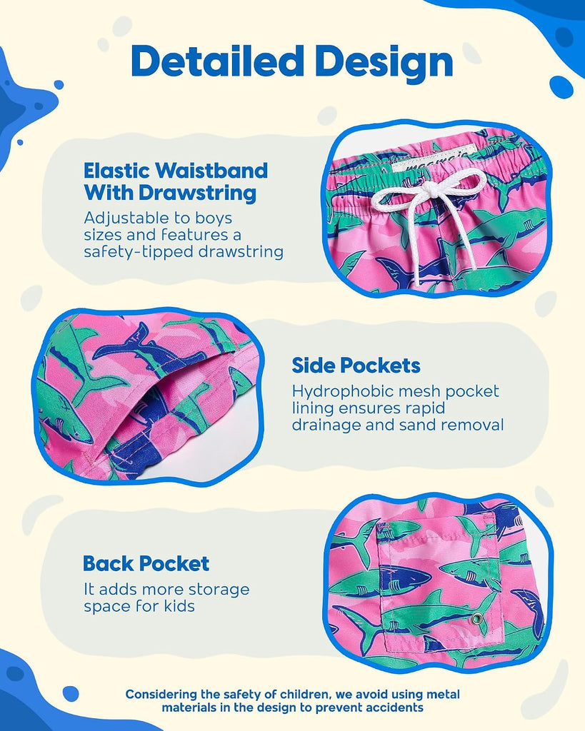 Boys Swim Trunks Toddler Swim Shorts Little Boys Bathing Suit Swimsuit Toddler Boy Swimwear
