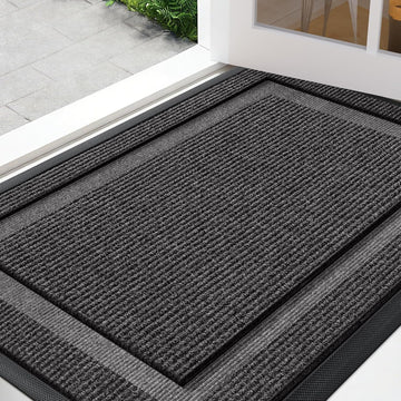 Large Front Door Mat Outside Entrance Indoor Doormat, 36" x 24" Outdoor Mats Waterproof, Outdoor Door Mats for