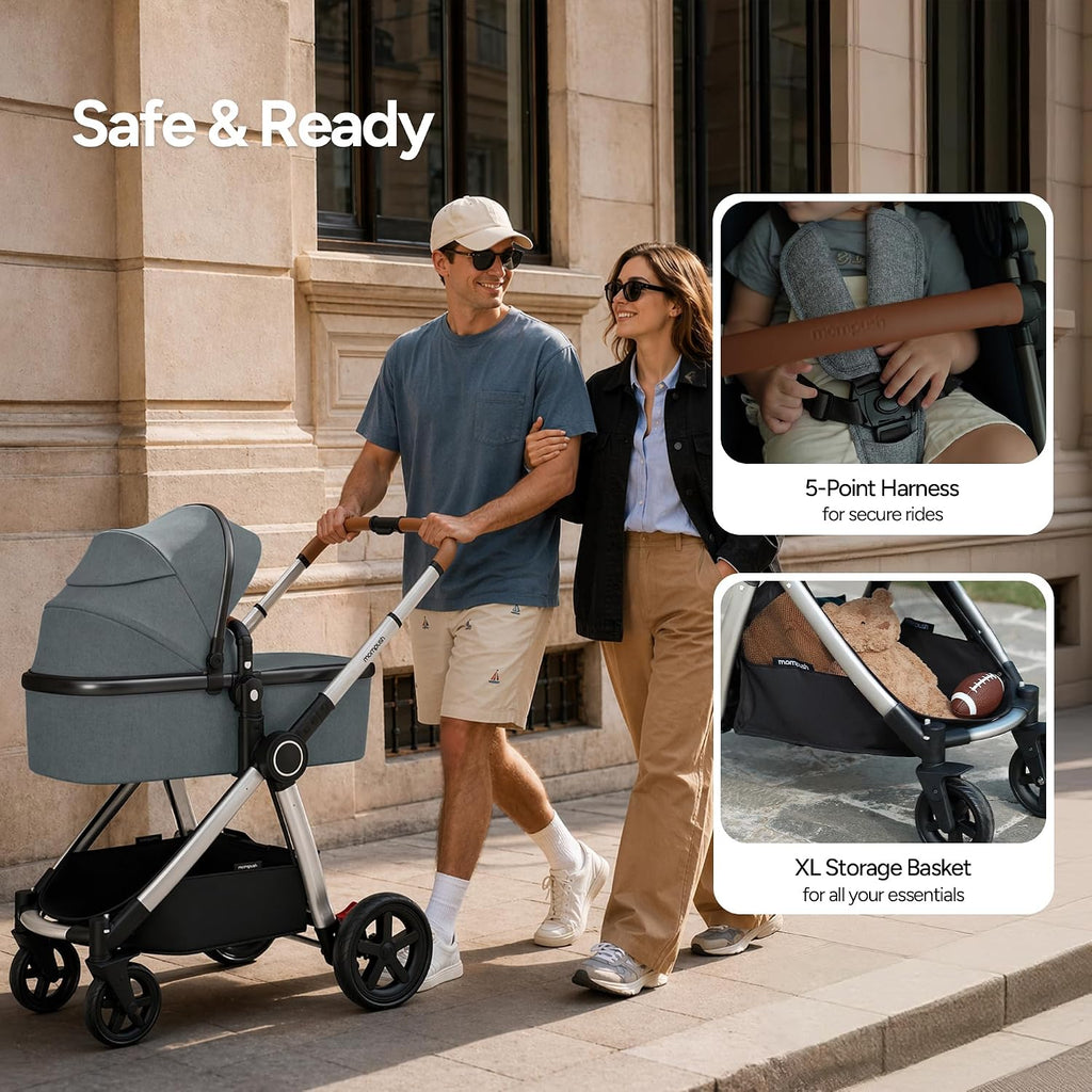 Ultimate2 Full-Size Stroller with Bassinet, Newborn to Toddler