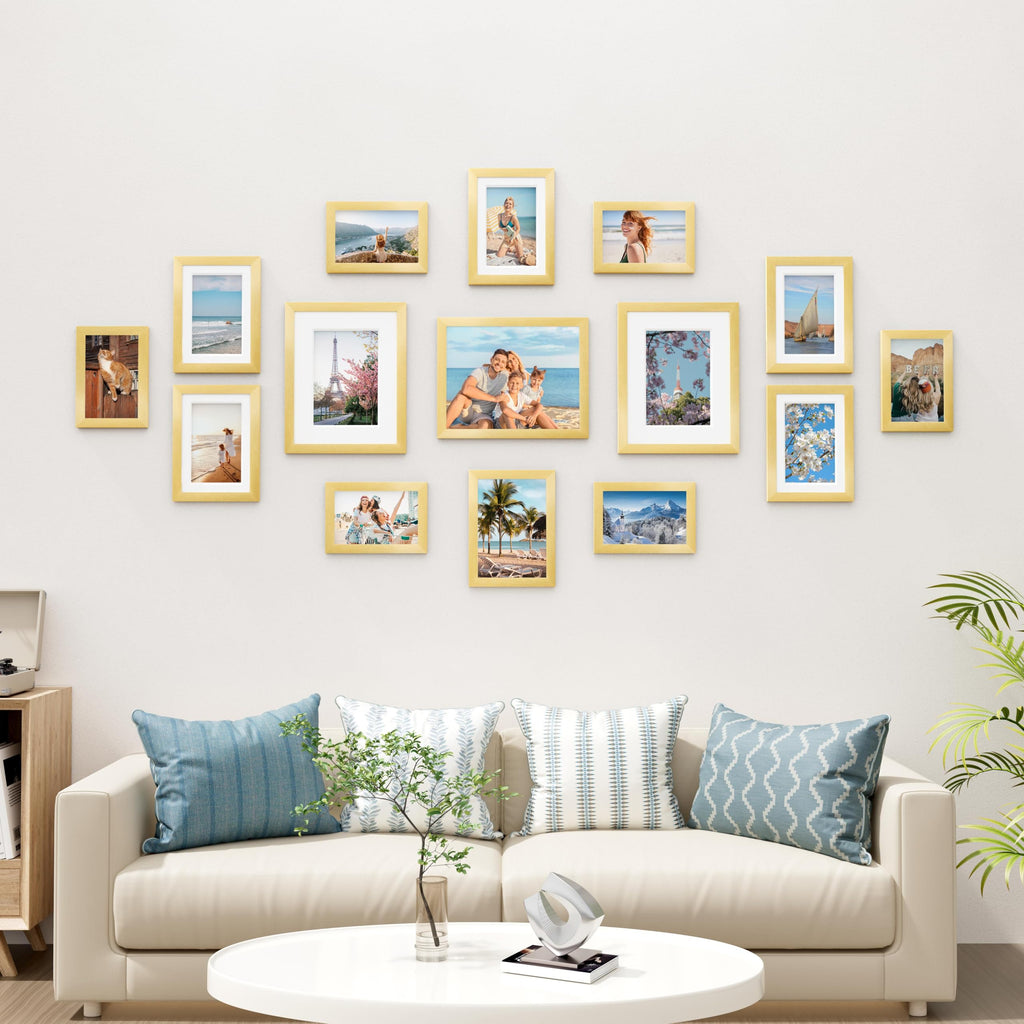 15 Pack Picture Frames Collage Wall Decor, Wall/Tabletop Display