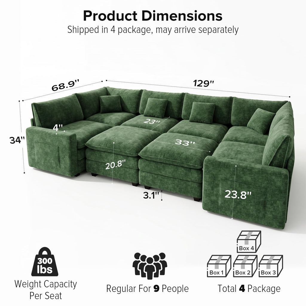 Cloud Modular Sectional Sofa Couch