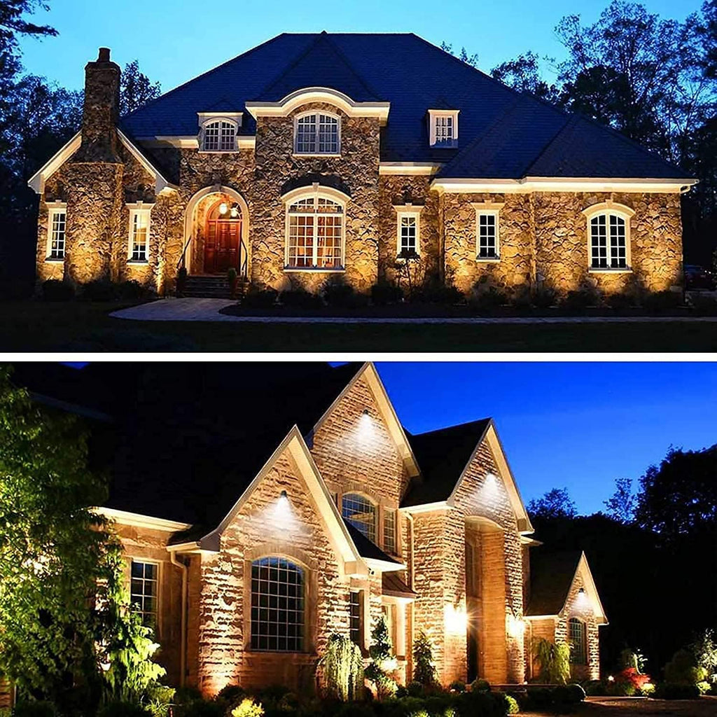 10W Low Voltage Landscape Lights LED Landscape Lighting with Connectors, 12V Outdoor Spotlights Yard Garden Pathway