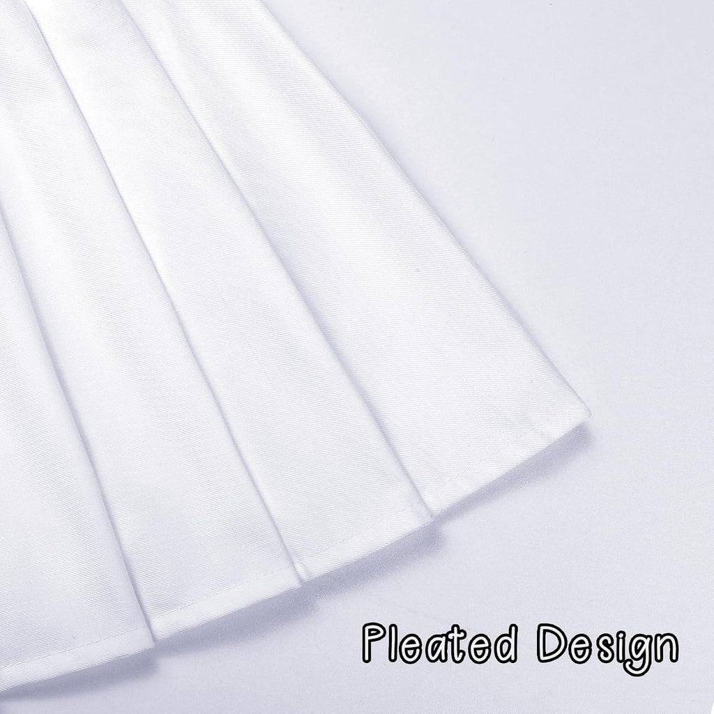 Girls Pleated Mini Skirt High Waist Tennis School Uniform Skirts