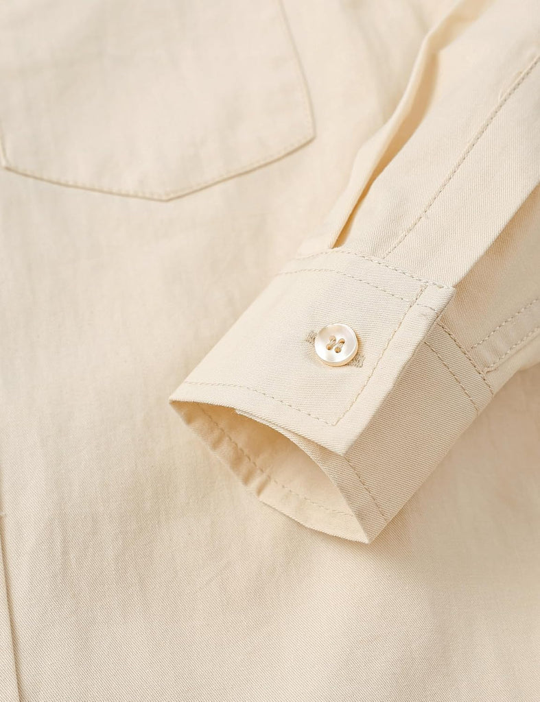 Boys Button Down Shirt Long Sleeve 100% Cotton Casual Dress Shirts