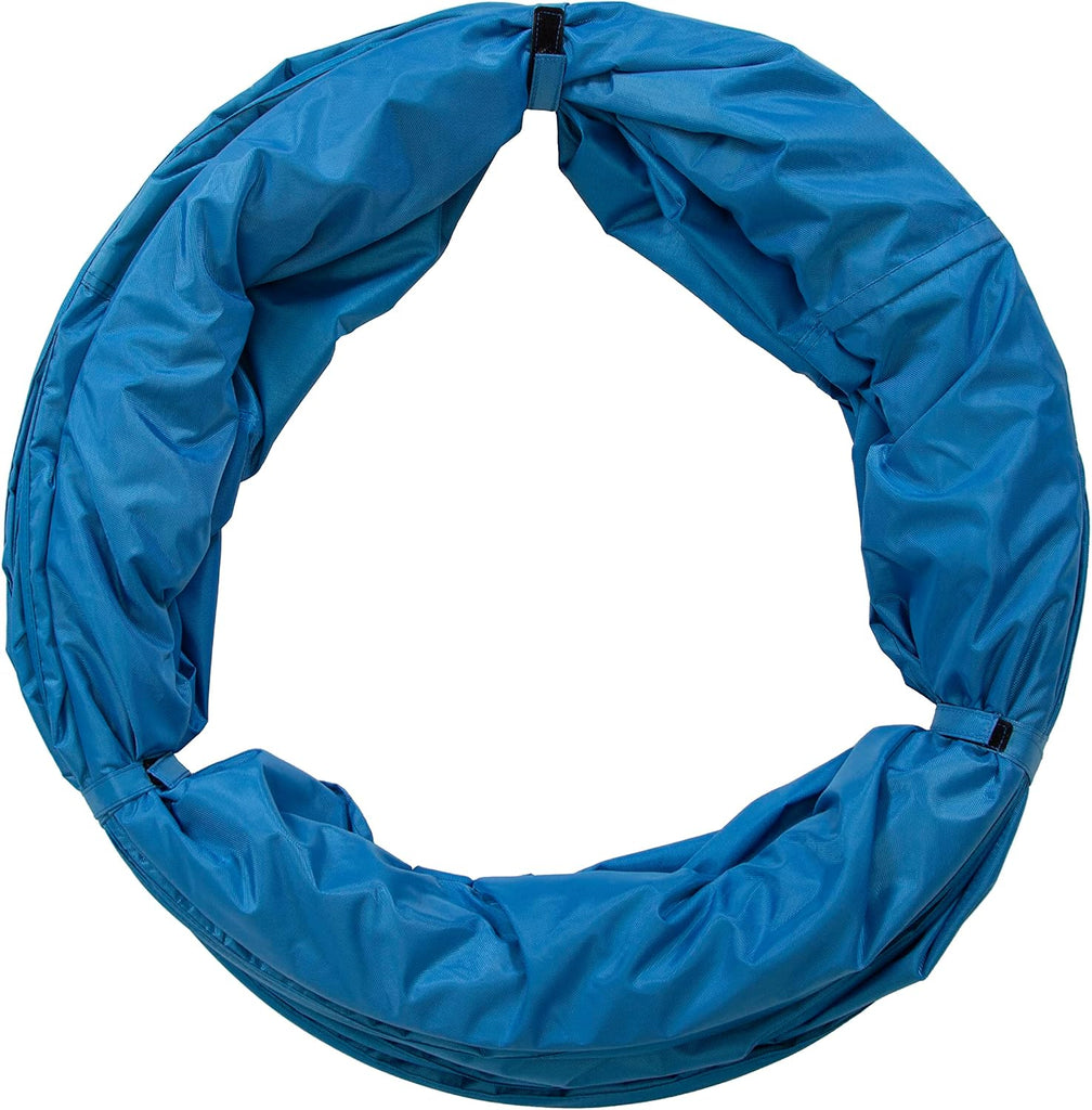 Kids 9' X 28" Institutional Play Tunnel - Blue