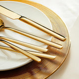 Gold Silverware Set, 40-Piece Flatware Cutlery Set for 8