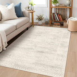 Washable 3x5 Entryway Rug, Ivory Area Rugs