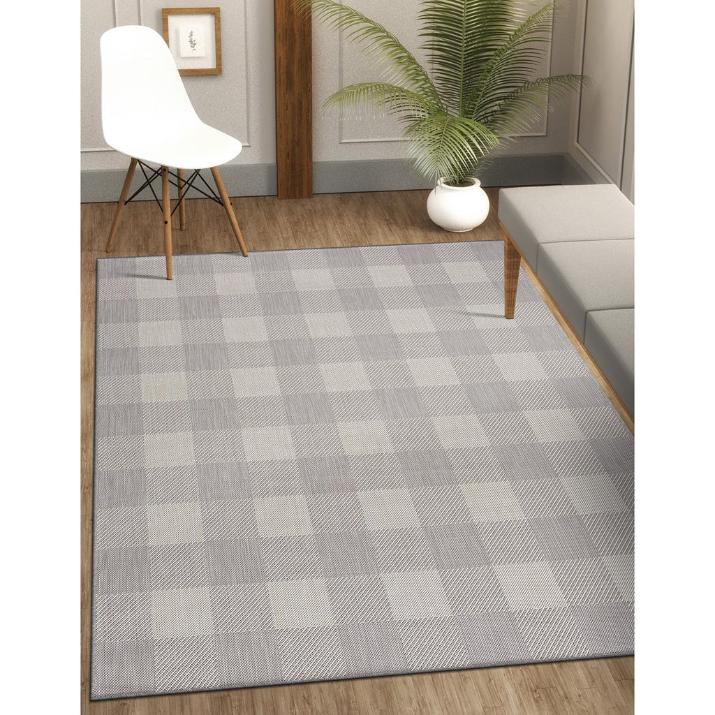 Outdoor Rug - Modern Area Rugs for Indoor and Outdoor Patios, Kitchen and Hallway mats - Easy Cleaning Non Shedding