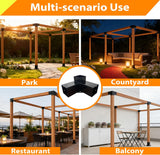 Pergola Kit with 3-Way Brackets & 4-Way Corner Brackets for  - Image 5