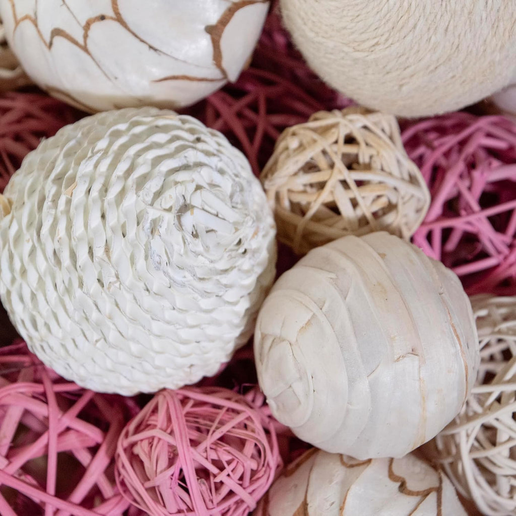 Decorative Balls Orbs Bag (Pink)