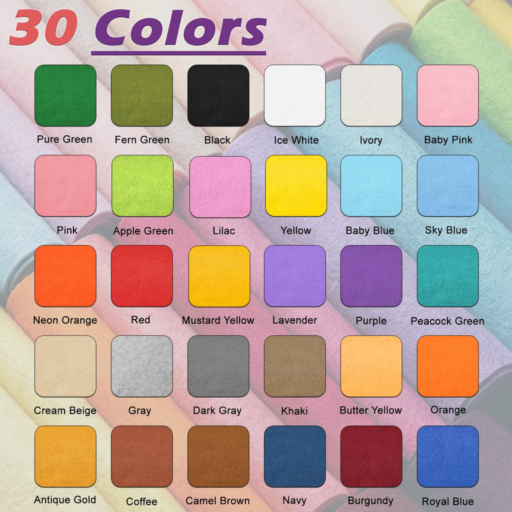 Royal Blue Soft Felt Sheet 36'' X 36'', 1.4mm Large Felt Fabric Sheet