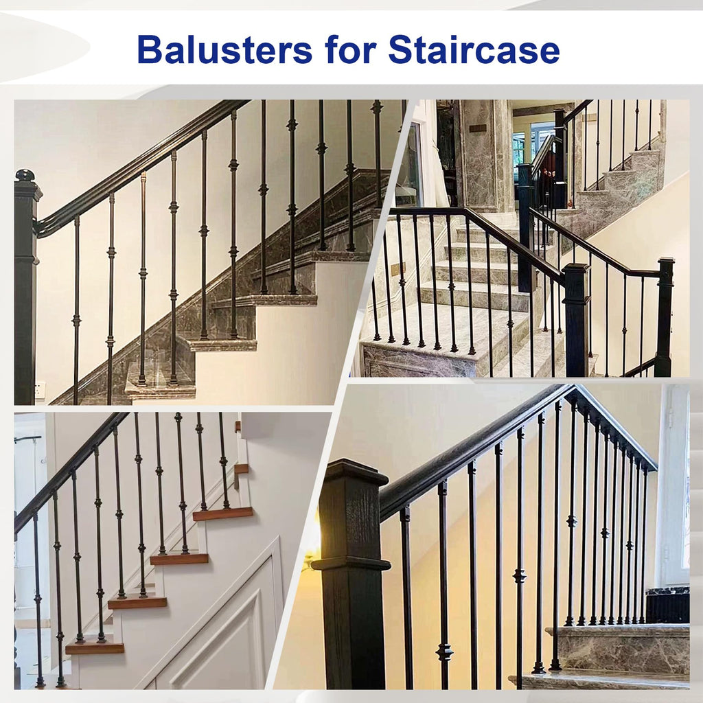 Baluster 10-Pack 44-Inch Single and Double Knuckle Set