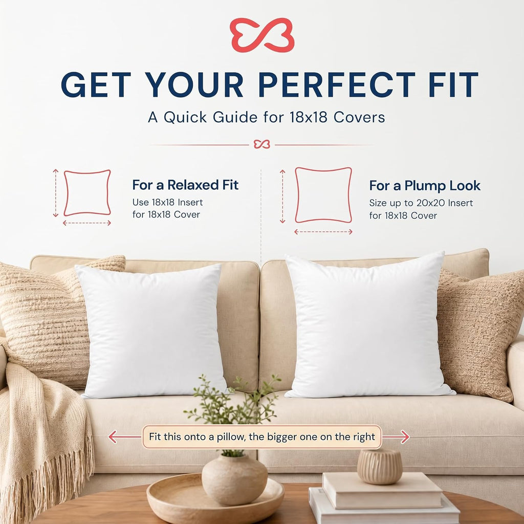 12x20 Lumbar Pillow Insert, White Pillows for Couch, Sofa & Bed