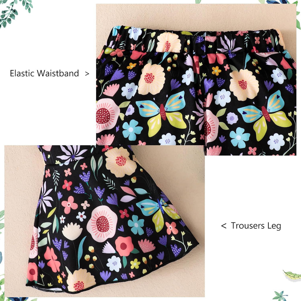 Toddler Girl Clothes Fall-Winter Outfit 3Pcs Baby Clothing Set